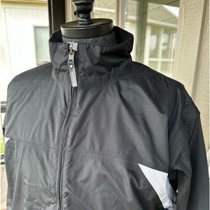 SUNICE Men’s Black & Gray Nylon/Fleece Reversible Midweight ‘Storm’ Jacket - XL